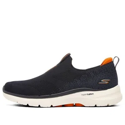 Skechers Go Walk 6 Slip On 'navy Orange'