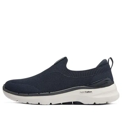 Skechers Go Walk 6 Warnock Mens Slip On 'navy' In Brown