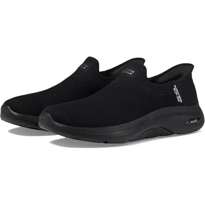 Skechers Go Walk Arch Fit 2.0 125310-bbk Women B Black Comfort Shoes Htat881
