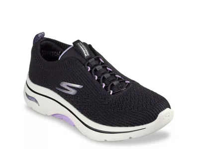 Skechers Go Walk Arch Fit 2.0 Sofia Slipon Sneaker In Black
