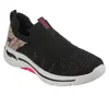 Skechers Go Walk Arch Fit Fun Times 124478-bkmt Womens 8.5 Slip-on Shoes Eee4094