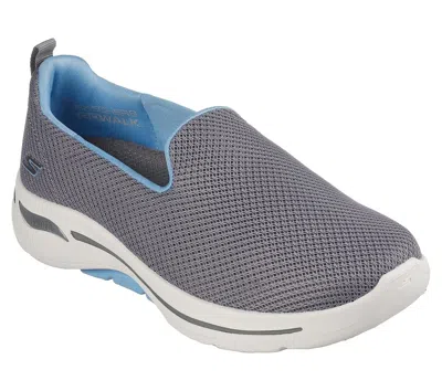 Skechers Go Walk Arch Fit-grateful 124401-gybl Women's Gray Casual Shoe Gbnc1071