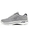Skechers Go Walk Arch Fit 'grey Navy' In Gray