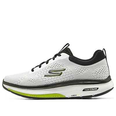 Skechers Go Walk Arch Fit Workout Walker 'white Black Lime' In Multi