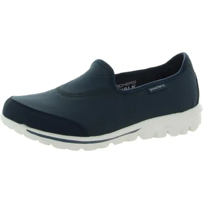 Skechers Go Walk Classic- Ideal Sunset Womens Laceless Loafer Slip-on Sneakers In Blue