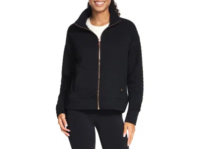 Skechers Go Walk Diamond Cozy Fit Jacket In Black