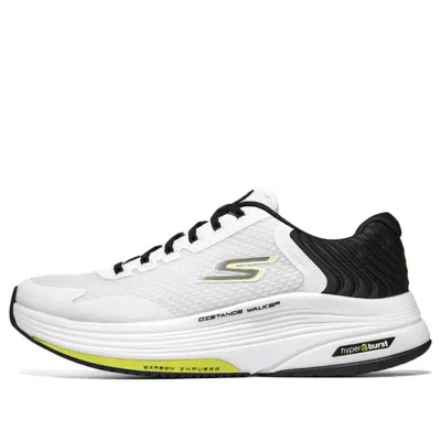 Skechers Go Walk Distance Walker 'white Black' In Multi