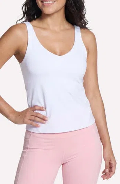 Skechers Go Walk Evolution Tank In Wht-white