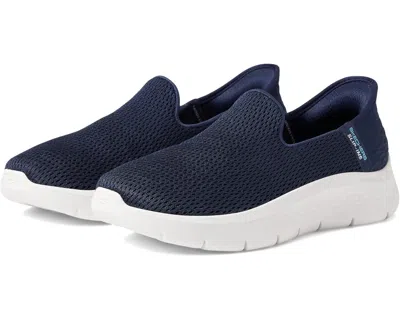 Skechers Go Walk Flex - Relish 124963-nvy Women's Navy Comfort Shoes Gal2039 In Blue