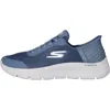 Skechers Go Walk Flex Hands Free Slip-ins - Grand Entry Blue 124836-blu Women's In Blue