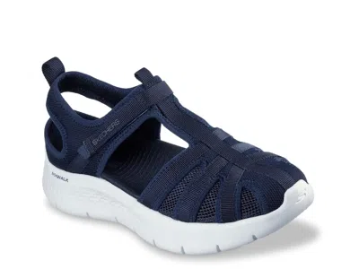 Skechers Go Walk Flex Jill Fisherman Sandal In Blue