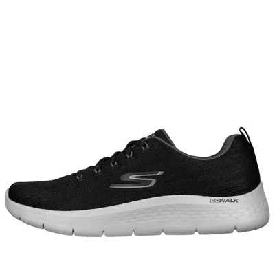 Skechers Go Walk Flex Lace Up 'black Grey' In Multi