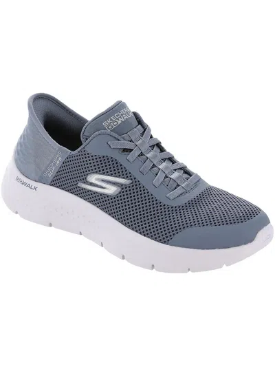 Skechers Go Walk Flex Womens Heel Pillow Holds Your Foot Securely In Place Hands Free Slip-ins For An Easy Fi In Blue