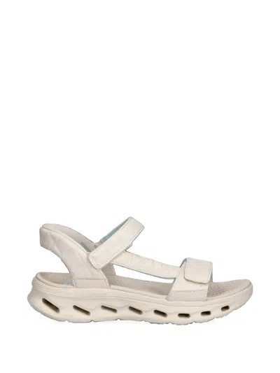 Skechers Go Walk Glide-step Sandals In Neutral