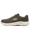 Skechers Go Walk Hyper Burst 'olive Green' In Brown