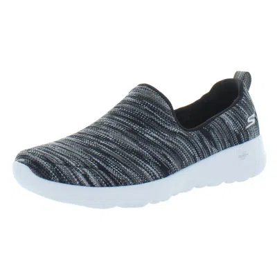 Skechers Go Walk Joy - Terrific Womens Knit Athleisure Slip-on Sneakers In Multi
