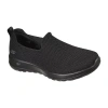 Skechers Go Walk Joy Sensational Day Womens Slip-on Walking Shoes In Black