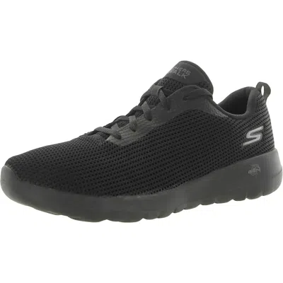 Skechers Go Walk Joy-upturn Womens Active Mesh Athletic And Training Shoes In Black