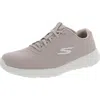 Skechers Go Walk Joy Womens Padded Insole Slip-on Sneakers In Gray