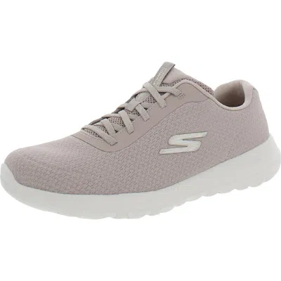 Skechers Go Walk Joy Womens Padded Insole Slip-on Sneakers In Gray