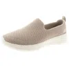 Skechers Go Walk Joy Womens Slip On Performance Sneakers In Grey
