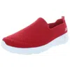 Skechers Go Walk Joy Womens Slip On Performance Sneakers In Red