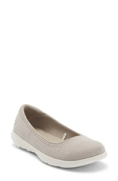 Skechers Go Walk Lite Flat In Neutral