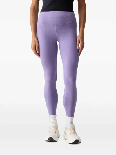 Skechers Go Walk Logo-print Leggings In Purple