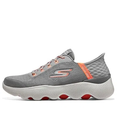 Skechers Go Walk Massage Fit 'grey Orange'