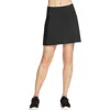 Skechers Goflex High Rise Rib Skort In Black