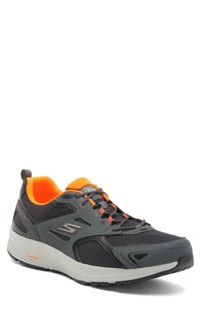 Skechers Gorun Consistent Sneaker In Gray/ Orange