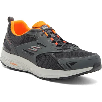 Skechers Gorun Consistent Sneaker In Gray/orange