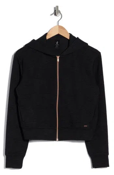 Skechers Gowalk Everywhere Diamond Full Zip Jacket In Black