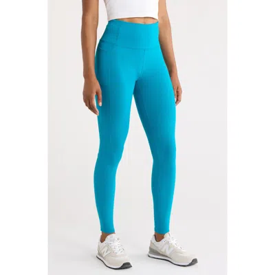 Skechers Gowalk High Waist Leggings In Blue
