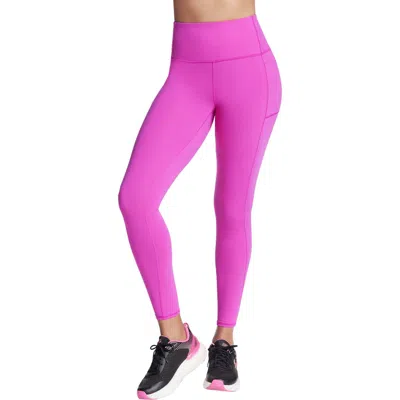 Skechers Gowalk High Waist Leggings In Pink