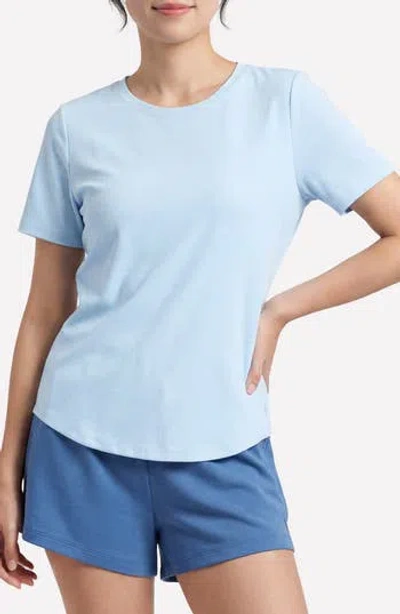 Skechers Gowalk® Luxe Rib T-shirt In Blue