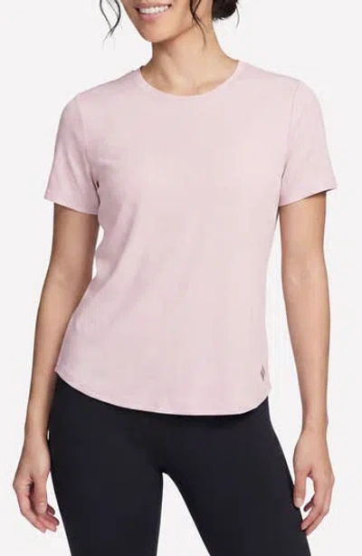 Skechers Gowalk® Luxe Rib T-shirt In Pink