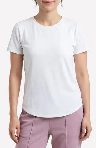 Skechers Gowalk® Luxe Rib T-shirt In White