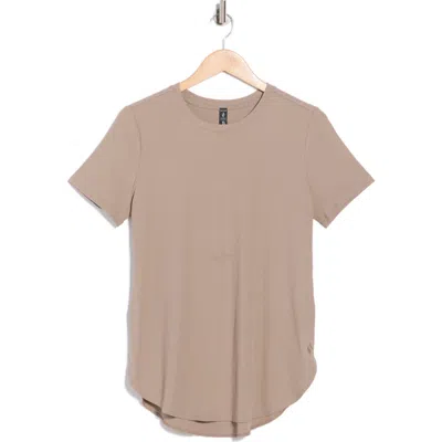 Skechers Gowalk® Rib Tunic T-shirt In Brown