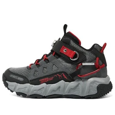 Skechers (gs)  Adventure Track 'black Red' In Gray