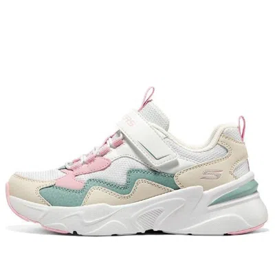 Skechers (gs)  Bob's Bobs Bamina Shoes 'beige White Pink' In Neutral