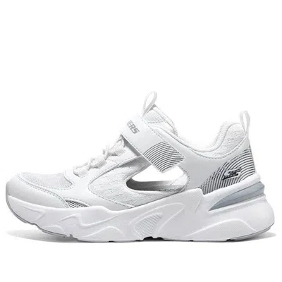 Skechers (gs)  Bobs Bamina 'white Grey' In Gray