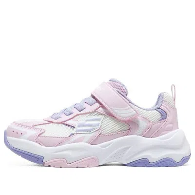 Skechers (gs)  Casual Sport Shoes 'white Pink Purple'