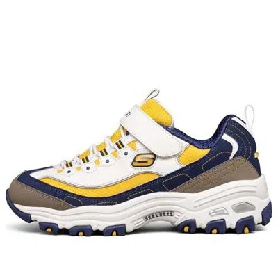 Skechers (gs)  Dlites 1.0 'purple Yellow' In Multi