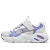 Skechers (gs)  Dlites 1.0 'white Lavender' In Multi