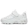 Skechers (gs)  D'lites 1.0 'white Silver'