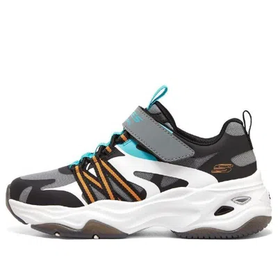 Skechers (gs)  Dlites 4.0 'black Green White' In Gray