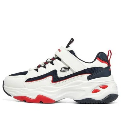Skechers (gs)  Dlites 4.0 'white Navy Blue Red' In Multi