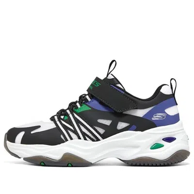 Skechers (gs)  Dlites 'black Blue White' In Multi
