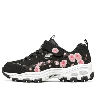Skechers (gs)  D'lites 'black Pink'